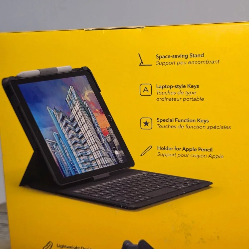 Zagg Messenger Folio 2 For iPad/iPad Air Bluetooth Keyboard Case - Black